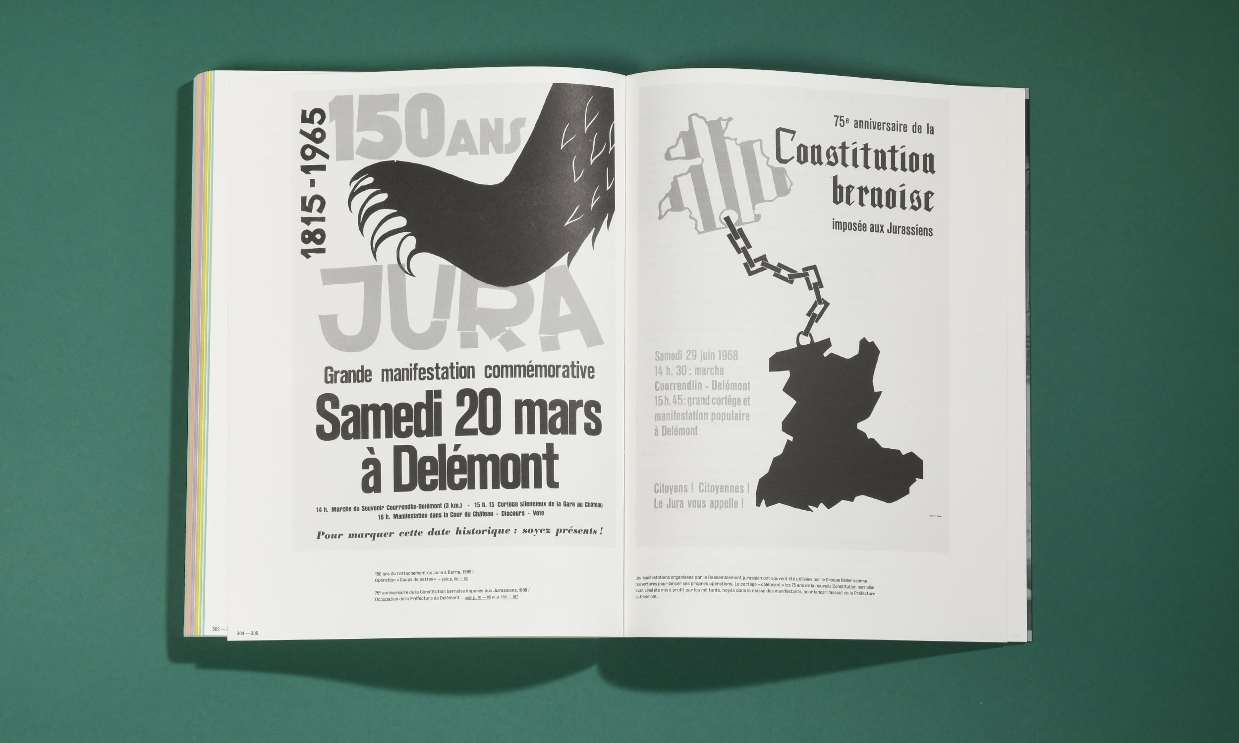 Naissance D'un canton le Livre - Editions Du Sauvage p.304